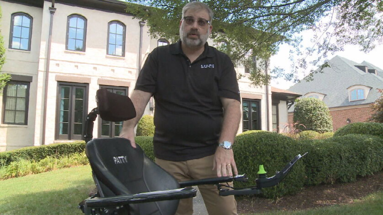 Nashville songwriter creates power wheelchair accessory that helps operators avoid collisions, falls